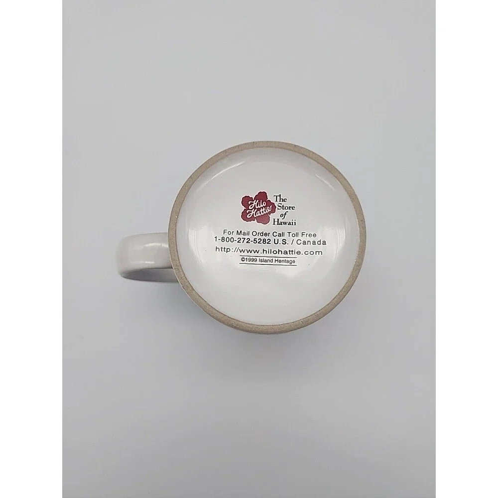 Vintage Island Heritage Hilo Hattie Hawaii Bird of Paradise Pikake Coffee Mug